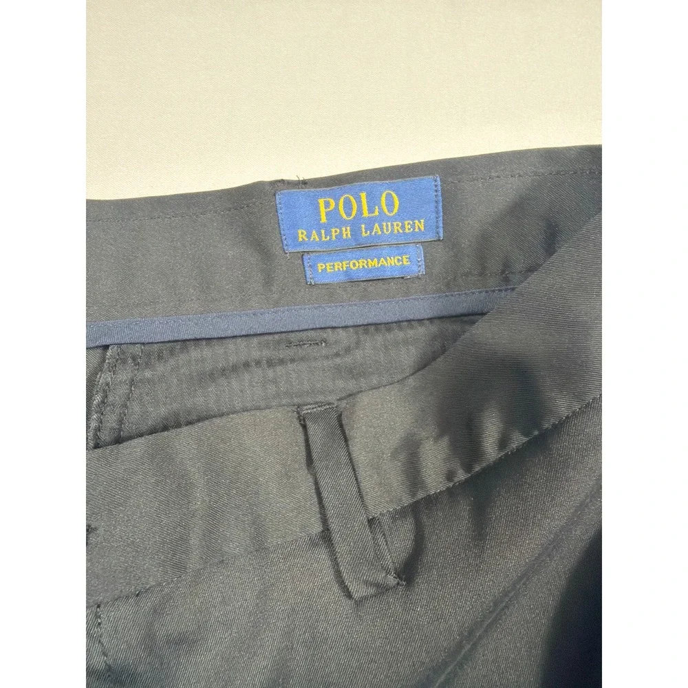 Polo Ralph Lauren Performance Mens Navy Blue Chino Shorts Size 34 Golf Casual